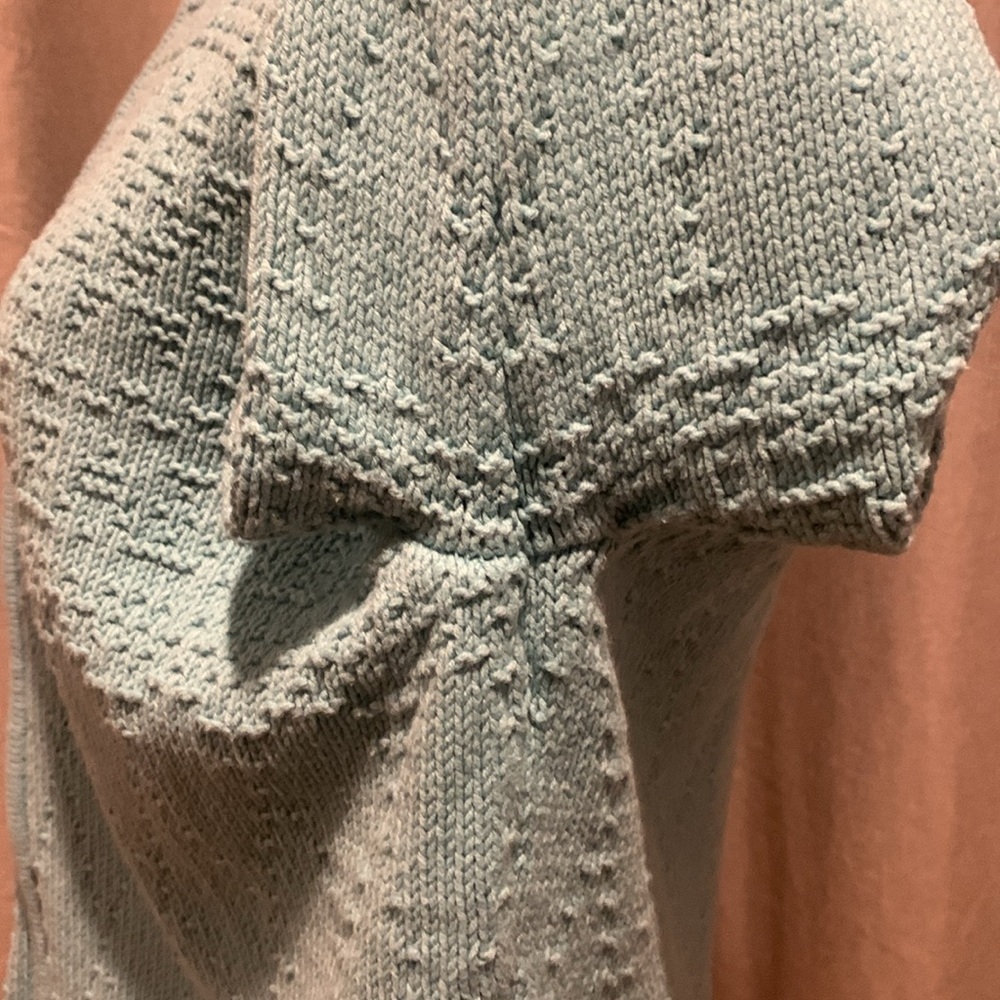 Croft & Barrow Full Zip Turquoise Jacket with Sherpa Collar Size Large - Picture 10 of 15